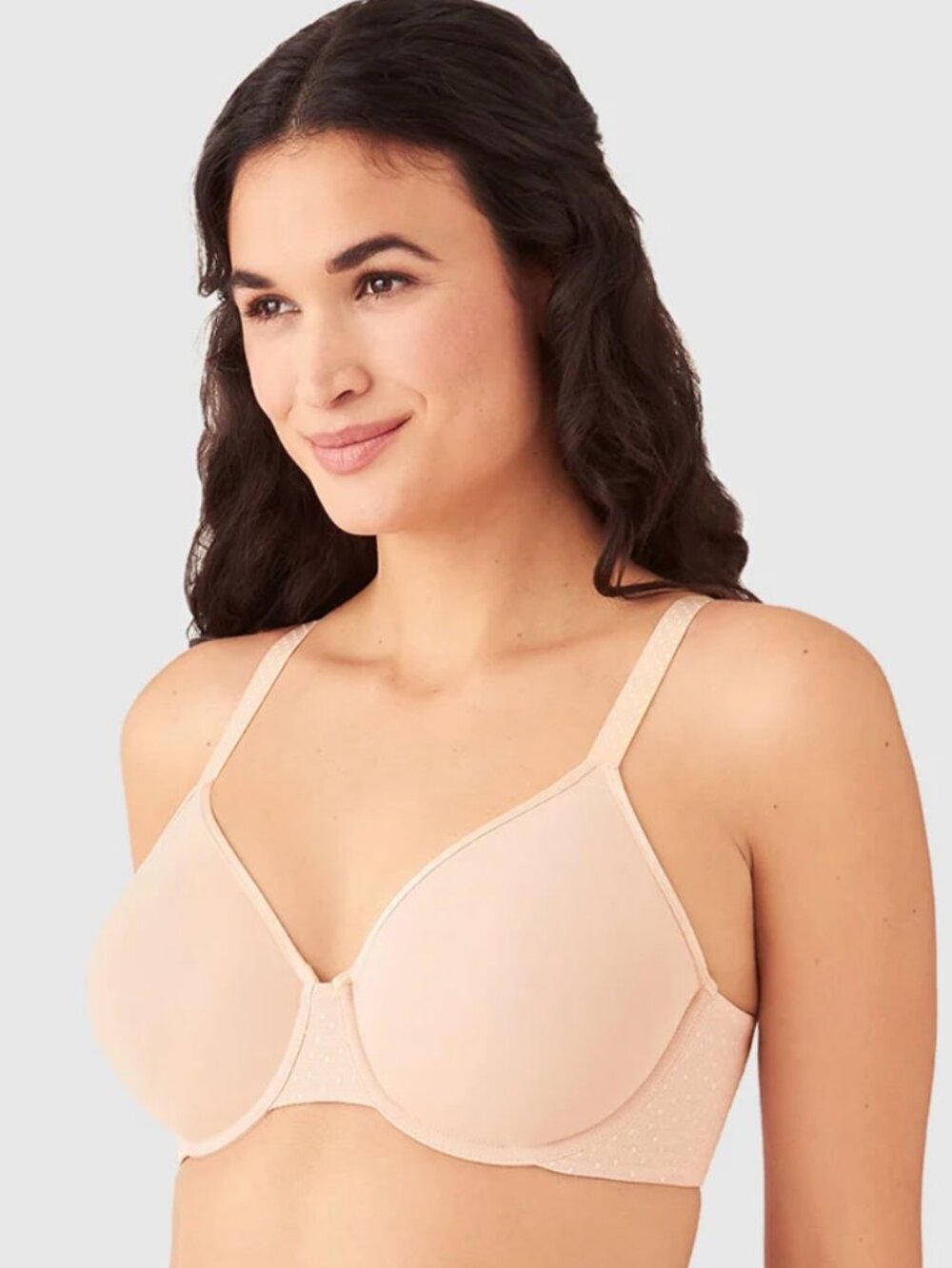 Wacoal 857303 Women's Back Appeal Minimizer Bra Size 38D Rosedust/Beige